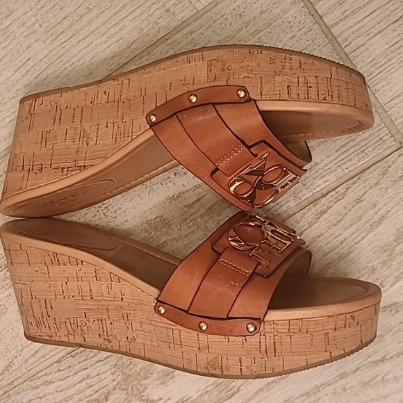 Coach Cork Wedges in a Size 10 in EUC! - Picture 3 of 10